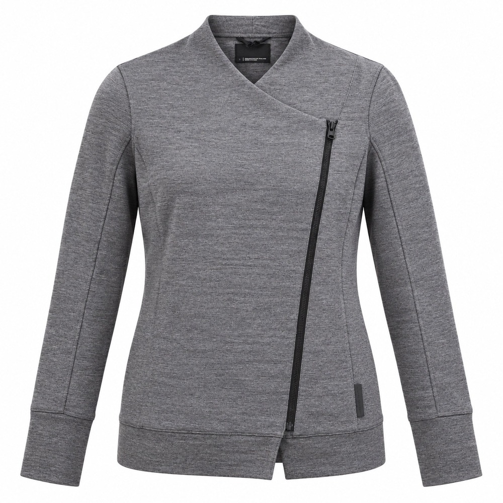 Alchemy Equipment Jacket Asymmetric Zip 100% Merino Wool Small Grey Gorpcore